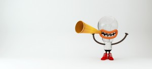 bombilla creativa 3d