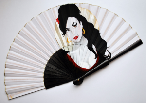 Amy winehouse abanico by Gigi handfans