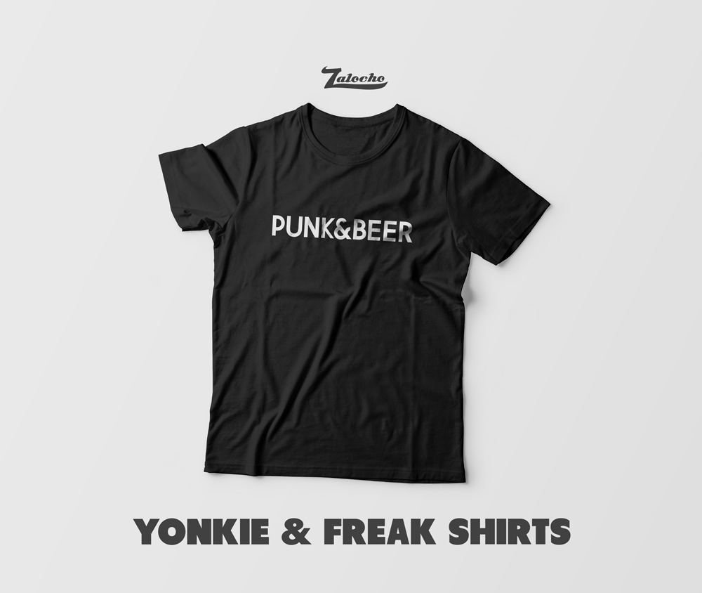 camiseta Punk & Beer by Zalocho